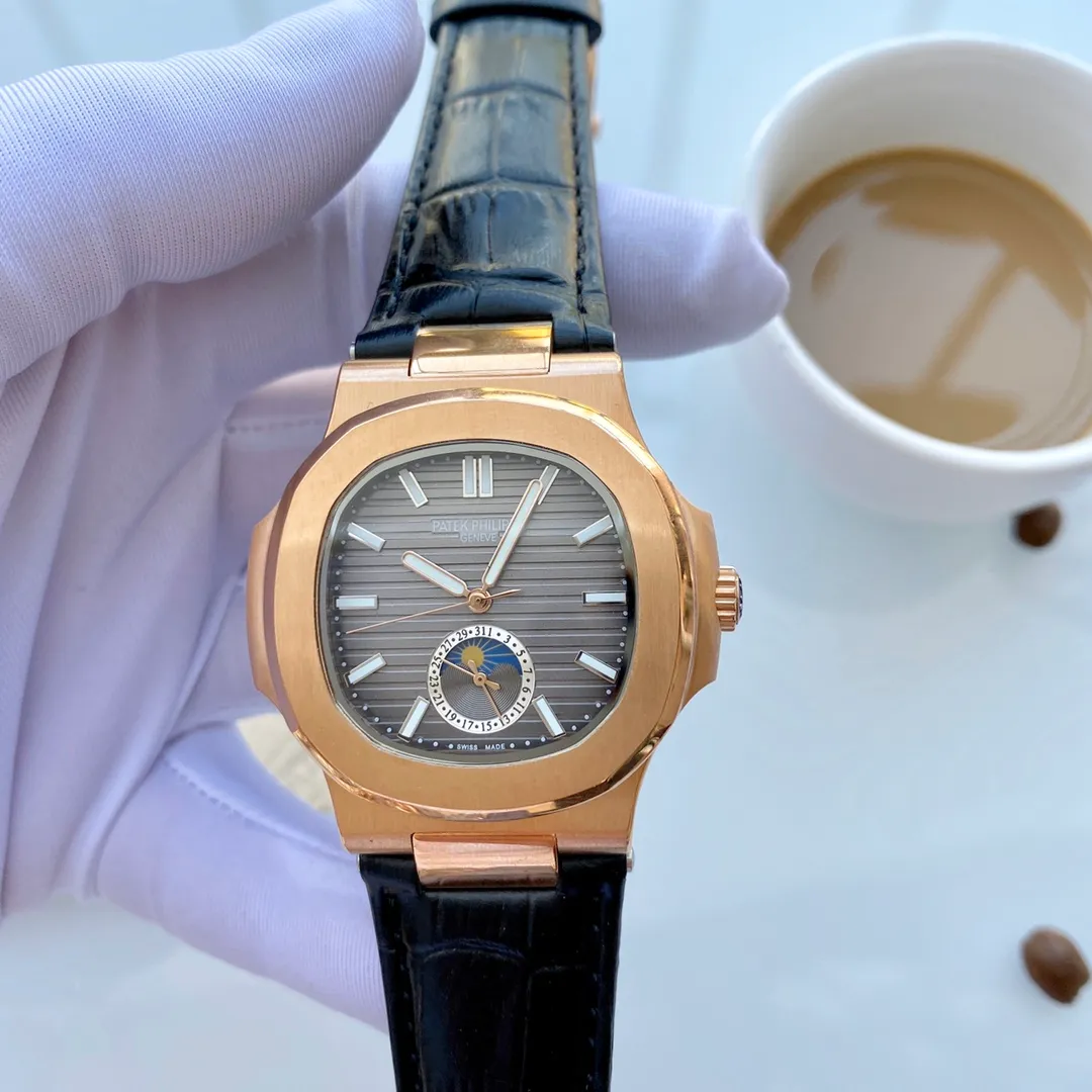 【Foreign Trade Import】💰1720! Patek Philippe (extremely noble and wise work) Parrot Many products - hot styles are coming🔥🔥Latest models💪 [Type]: Exquisite men's watch (more excellent) Best design [Strap]: 316L stainless steel strap (more comfortable) real men wear [Movement]: Top mechanical movement (stable) [Material]: Mineral super mirror (more wear-resistant) Smart style, thick and strong, special design Returning with great reputation. Size: 43mm in diameter and 13mm thick. Smart launch! Welcome to reprint!